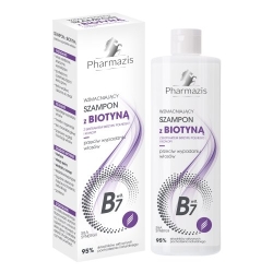 Pharmazis, wzmacniający szampon do włosów z Biotyną, 400 ml
