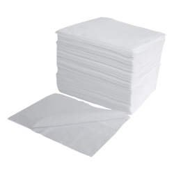 Ręczniki z włókniny perforowany dokładny wymiar to 70 cm na 48 cm pakowane w folię po 100 sztuk